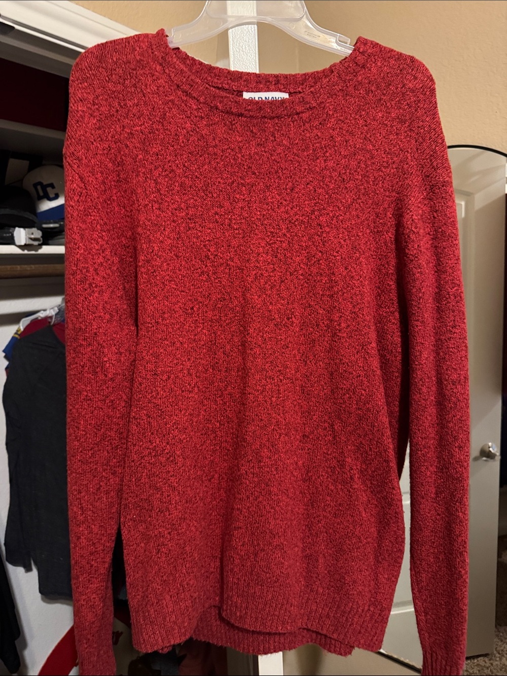Old Navy Red Crewneck Sweater